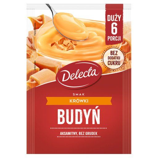 Delecta Budyń smak krówki 64 g