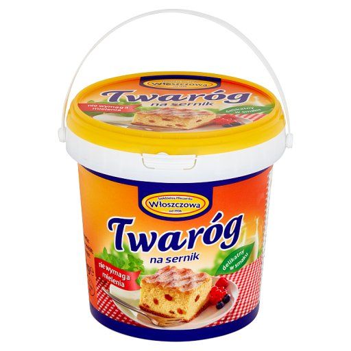 Włoszczowa Twaróg na sernik 1 kg