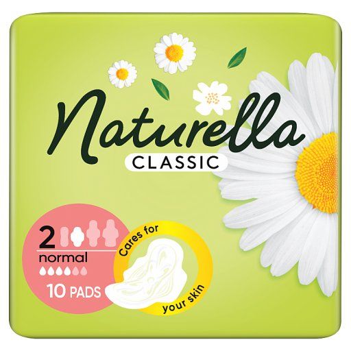 Naturella Classic Normal rozmiar 2 Podpaski ze skrzydełkami, × 10