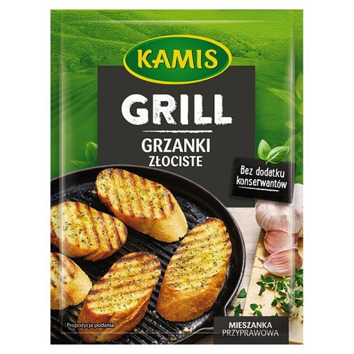 Kamis Grill Grzanki złociste Mieszanka przyprawowa 15 g