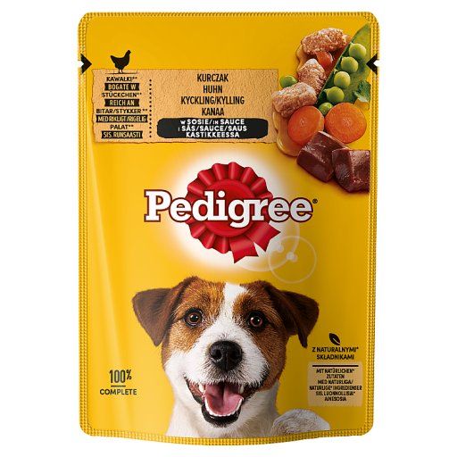 Pedigree Vital Protection Karma pełnoporcjowa z kurczakiem i warzywami w sosie 100 g