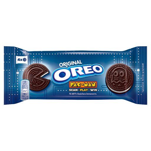 Oreo Ciastka kakaowe z nadzieniem o smaku waniliowym 44 g (4 sztuki)