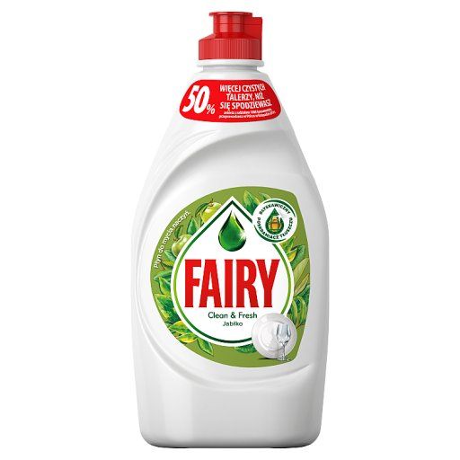 Fairy Clean & Fresh Jabłko Płyn do mycia naczyń 450 ml