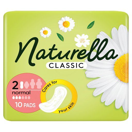 Naturella Classic Normal rozmiar 2 Podpaski ze skrzydełkami, × 10