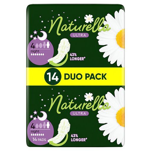 Naturella Ultra Night rozmiar 4 Podpaski ze skrzydełkami, × 14