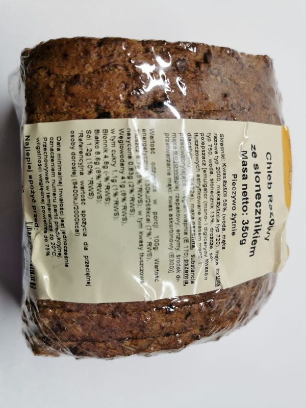 GALICYJS CHLEB ZE SŁONECZNIKIE 350g