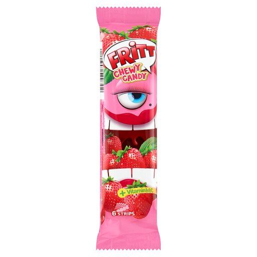 Fritt Cukierek rozpuszczalny o smaku truskawkowym z witaminą C 70 g (6 x 11,7 g)