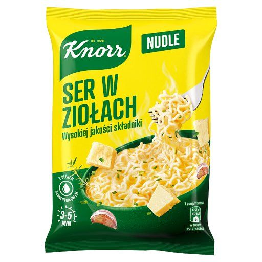 Knorr Nudle Ser w ziołach Zupa-danie 61 g