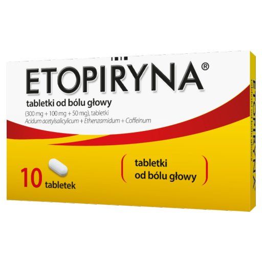 Etopiryna (300mg + 50mg + 100mg) x 10 tabletek