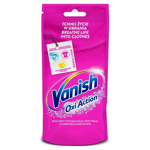 Vanish Oxi Action Odplamiacz do tkanin w płynie 100 ml