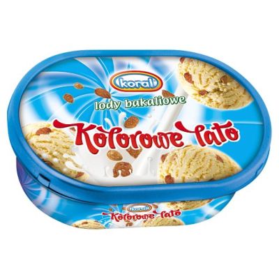 Koral Kolorowe lato Lody bakaliowe 1 l