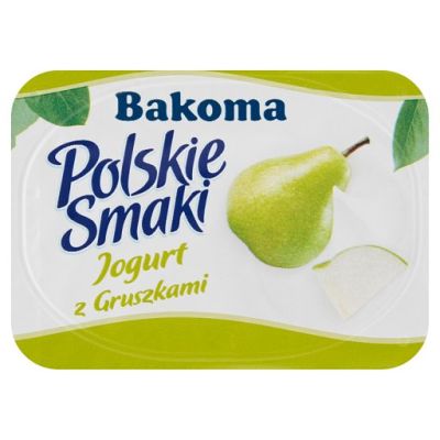 Bakoma Polskie Smaki Deser jogurtowy z gruszkami 120 g