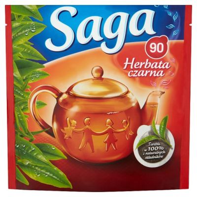 Saga Herbata czarna 126 g (90 torebek)