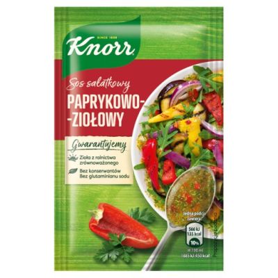 Knorr Sos sałatkowy paprykowo ziołowy 9 g