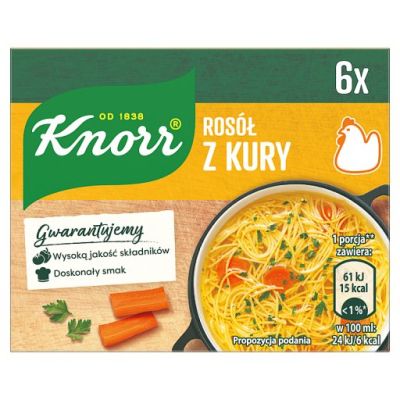 Knorr Rosół z kury 60 g (6 x 10 g)