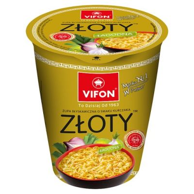 Vifon Zupa o smaku kurczaka złoty 60 g