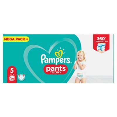 Pampers Pieluchomajtki, Rozmiar 5, 96 Sztuk, 12kg-17kg
