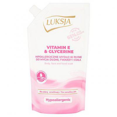 LUKSJA MYDŁO/PŁ HIPOALERG WIT E 400ML