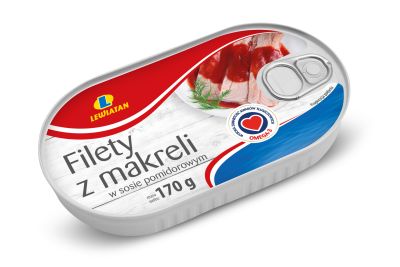 LEWIATAN FIL./MAKRELA SOS POMIDOR 170g