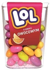 LEWIATAN DRAŻETKI LOL OWOCOWE 16g