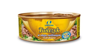 LEWIATAN TUŃCZYK ROZDROBNIONY OLEJ 185G