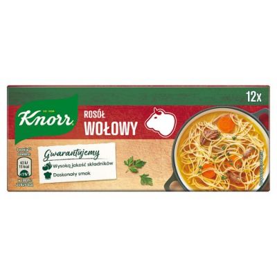 Knorr Rosół wołowy 120 g (12 x 10 g)