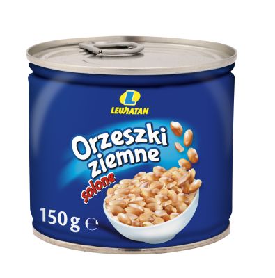 LEWIATAN ORZESZKI ZIEMNE SOLONE EURO 150G.