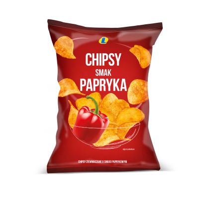 LEWIATAN CHIPSY ZIEMNIACZANE PAPRYKA 140G