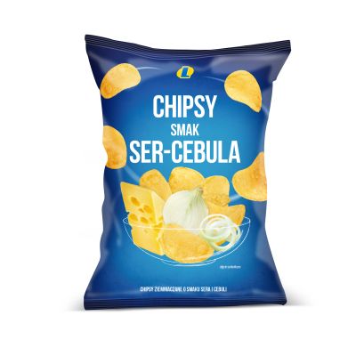 LEWIATAN CHIPSY ZIEMNIACZ SER/CEBULA 140G
