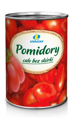 LEWIATAN POMIDORY CAŁ B/S PUSZ 400g/240g