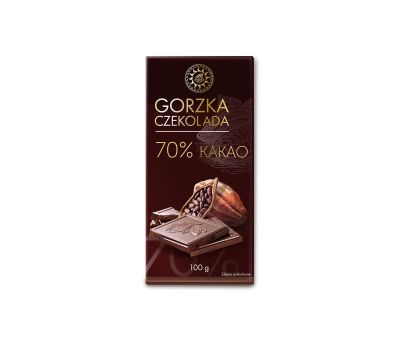 LEWIATAN CZEK. GORZKA 70% 100G.