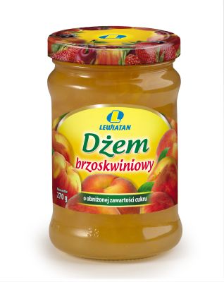 LEWIATAN DŻEM BRZOSKWINIA 270g