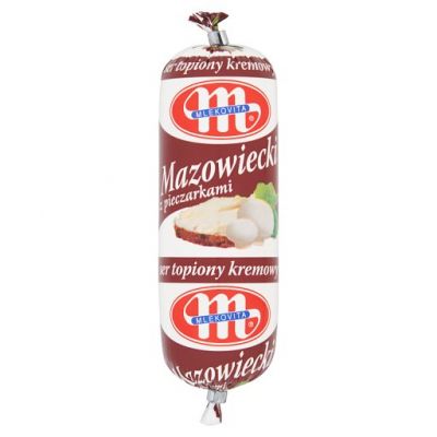 Mlekovita Mazowiecki z pieczarkami Ser topiony kremowy 100 g