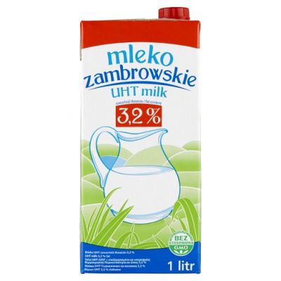 Mleko zambrowskie UHT 3,2% 1 l
