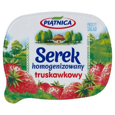 Piątnica Serek homogenizowany truskawkowy 150 g