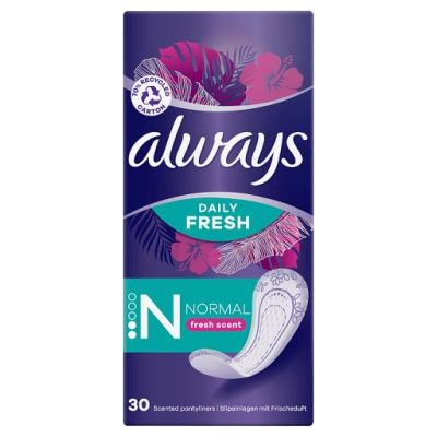 Always Daily Fresh Normal, O świeżym zapachu, 30X