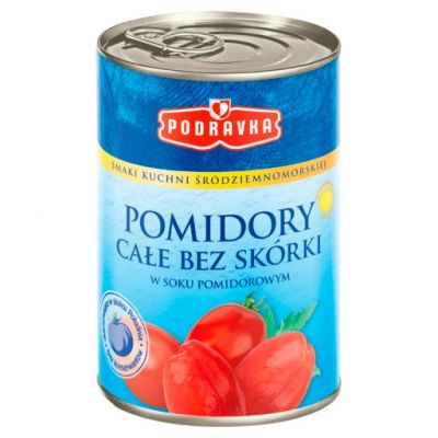 Podravka Pomidory całe bez skórki 400 g