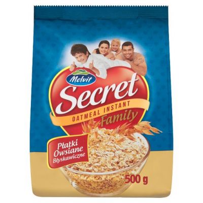 Melvit Secret Family Płatki owsiane błyskawiczne 500 g