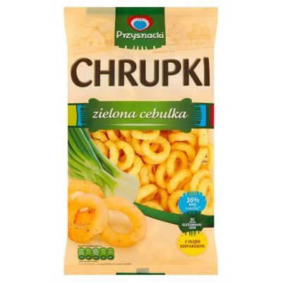 PRZYSNAC CHRUPKI ZIELONA CEBULKA 150G.