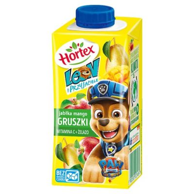 Hortex Leon Napój wieloowocowy jabłka mango gruszki 200 ml