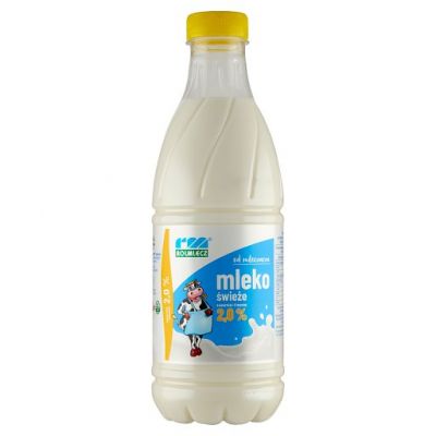 Rolmlecz Mleko świeże 2,0% 1 l