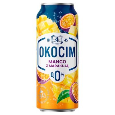 Okocim Mix piwa bezalkoholowego z lemoniadą mango z marakują 500 ml
