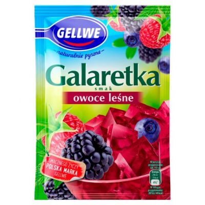 GELLWE GALARETKA OWOCE LEŚNE 75G.
