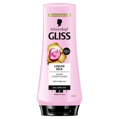 Gliss Liquid Silk Odżywka do włosów matowych i łamliwych 200 ml