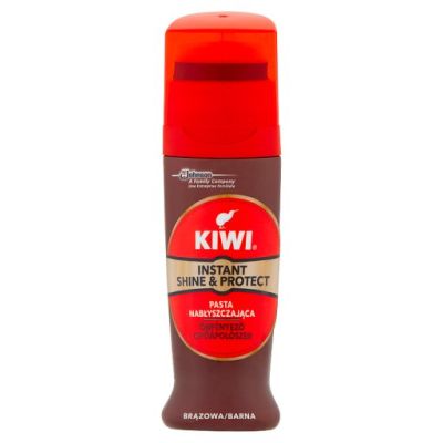Kiwi Instant Shine & Protect Pasta nabłyszczająca brązowa 75 ml