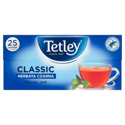 Tetley Classic Herbata czarna 37,5 g (25 x 1,5 g)