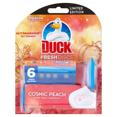 Duck Fresh Discs Cosmic Peach Żelowy krążek do toalety 36 ml