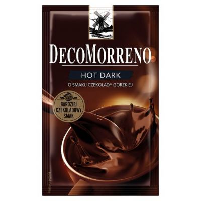 DecoMorreno Hot Dark Napój instant o smaku czekolady gorzkiej 25 g