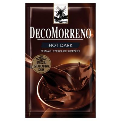 DecoMorreno La Festa Chocolatta Hot Dark Napój instant o smaku gorzkiej czekolady 25 g