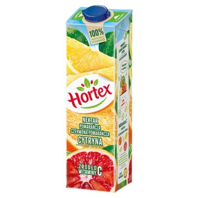 Hortex Nektar pomarańcza czerwona pomarańcza cytryna 1 l 